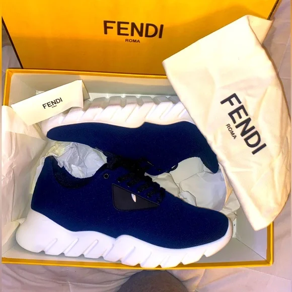 Fendi | Shoes | Fendi Monster Eye Sneakers Eu 4 | Poshmark